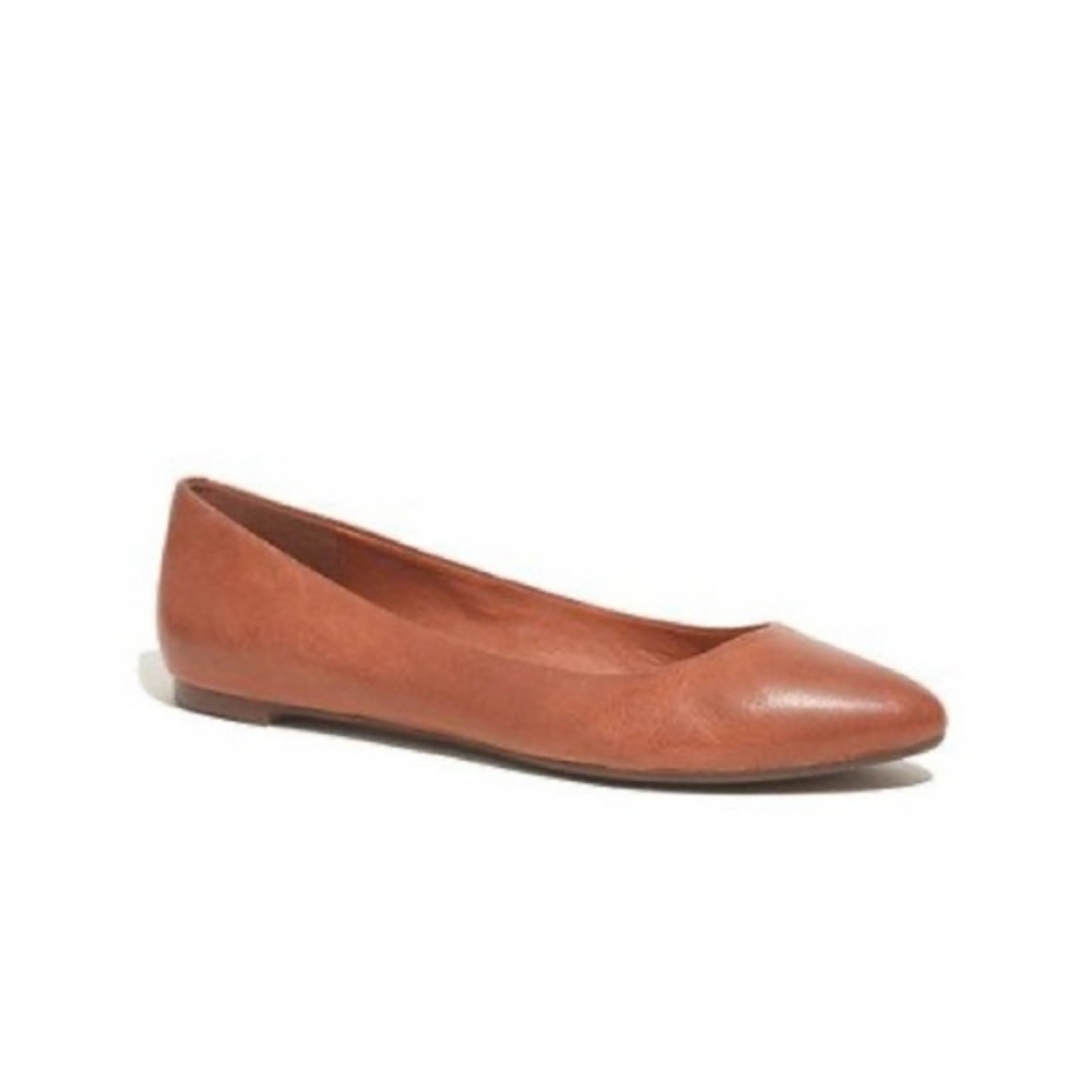Madewell Sidewalk Skimmers leather flats New 8